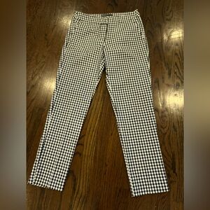 Donna Ricco Black and White Checkered Pants